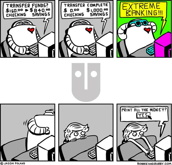 Robbie and Bobby on Friday March 28, 2025 Comic Strip