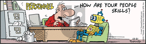 Frank and Ernest on Monday December 21, 2015 Comic Strip