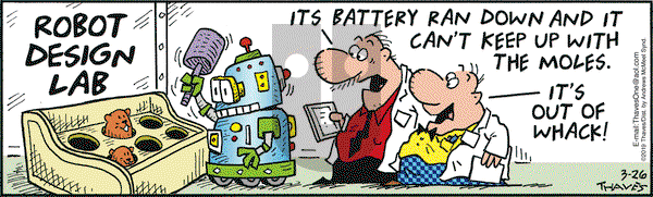 Frank and Ernest on Tuesday March 26, 2019 Comic Strip