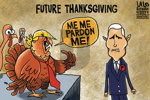 Lalo Alcaraz on Wednesday November 27, 2019 Comic Strip