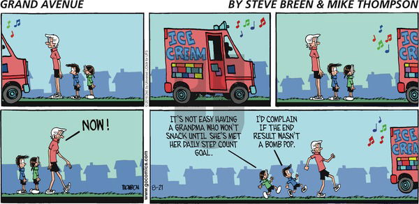 Grand Avenue on Sunday August 21, 2016 Comic Strip