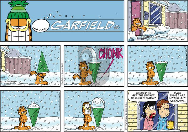 Garfield on Sunday January 29, 2012 Comic Strip