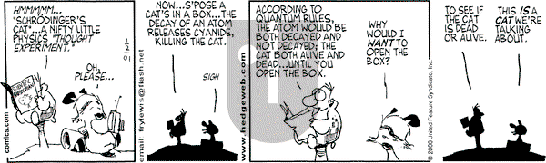 Over the Hedge on Tuesday January 2, 2001 Comic Strip