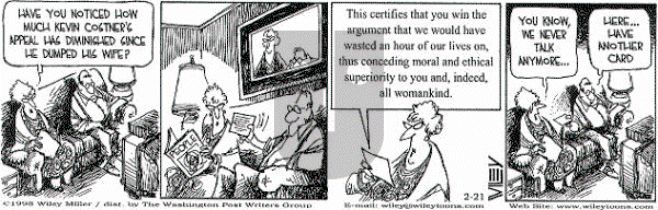 Non Sequitur on Saturday February 21, 1998 Comic Strip