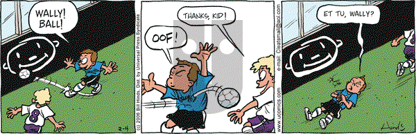 Cleats on Saturday February 4, 2006 Comic Strip