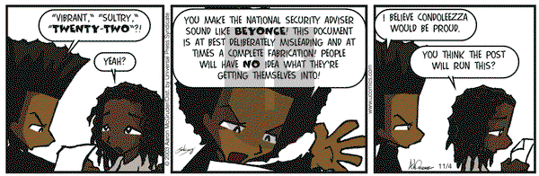 The Boondocks - Tuesday November 4, 2003 Comic Strip