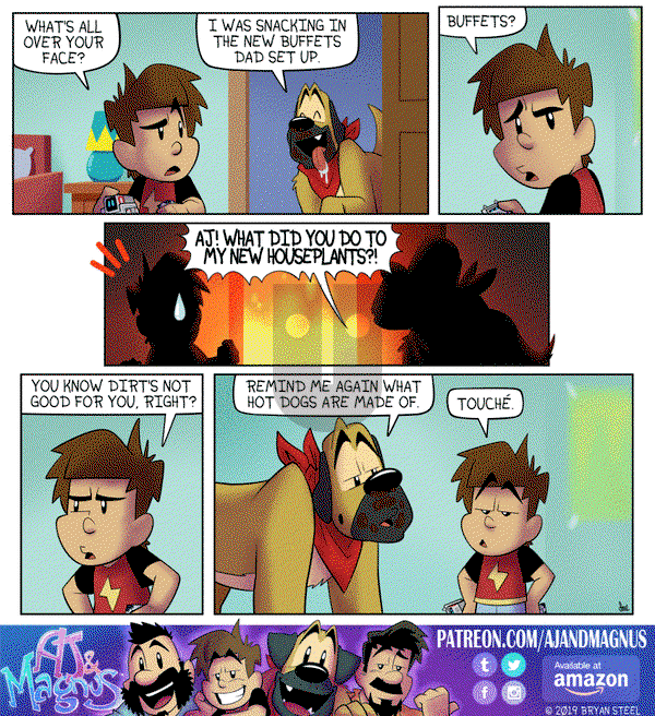 AJ and Magnus - Thursday March 14, 2019 Comic Strip