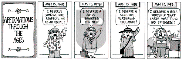 Cathy Classics on Friday May 15, 1998 Comic Strip