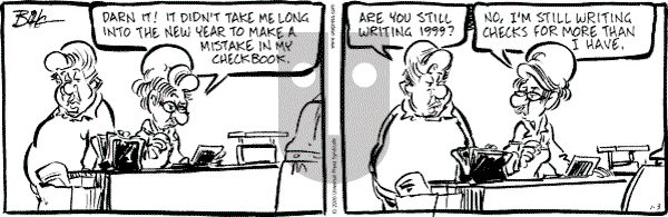 Geech - Monday January 3, 2000 Comic Strip