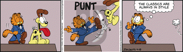 Garfield on Wednesday April 19, 2017 Comic Strip
