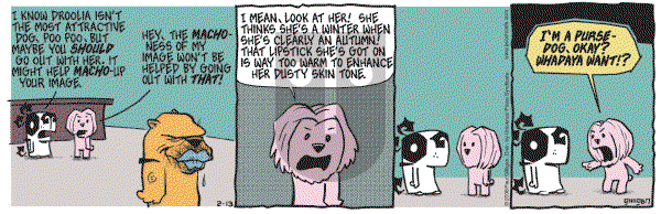 Pooch Cafe on Wednesday February 13, 2008 Comic Strip