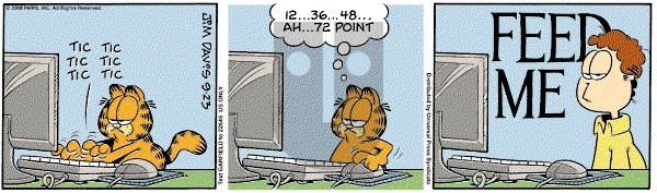 Garfield on Tuesday September 23, 2008 Comic Strip