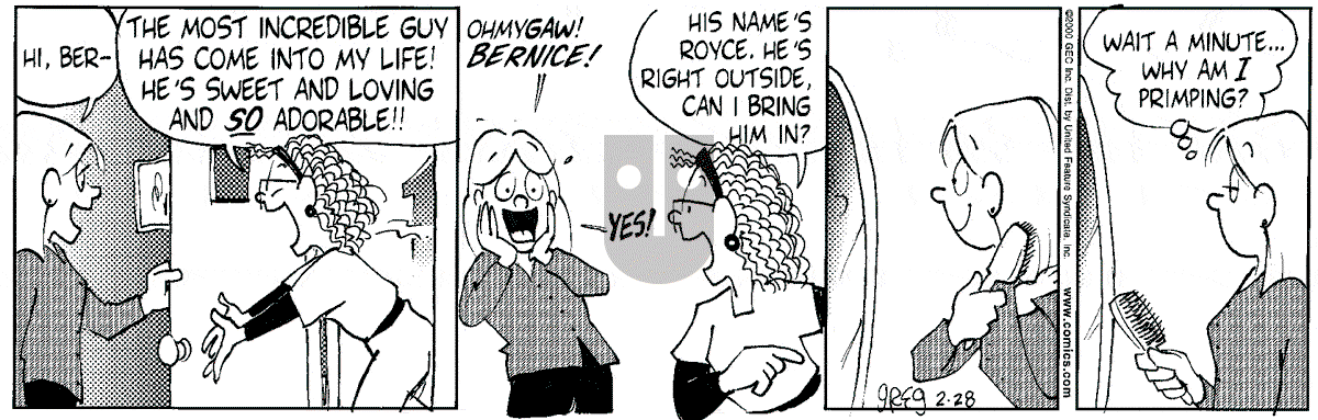 Luann - Monday February 28, 2000 Comic Strip