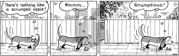 Fred Basset on Monday October 18, 2004 Comic Strip