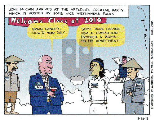 Ted Rall on Tuesday August 28, 2018 Comic Strip