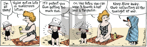 Cul de Sac on Tuesday August 21, 2018 Comic Strip