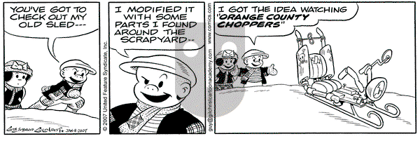 Nancy on Monday February 19, 2007 Comic Strip