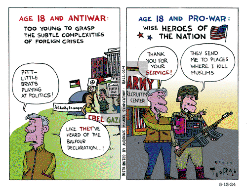 Ted Rall - Monday May 13, 2024 Comic Strip