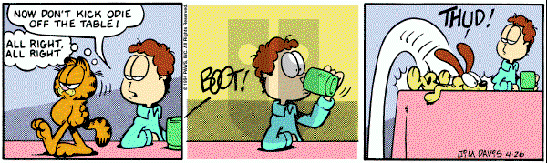 Garfield on Tuesday April 26, 1994 Comic Strip