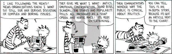 Calvin and Hobbes - Tuesday March 4, 2014 Comic Strip