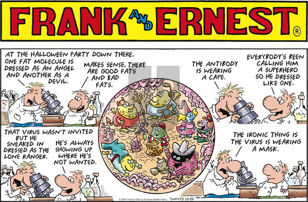 Frank and Ernest on Sunday October 25, 2020 Comic Strip