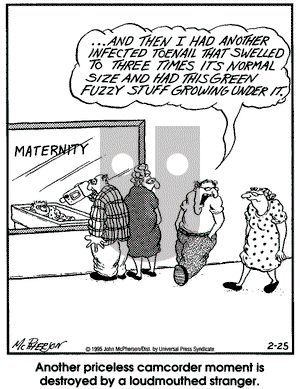 Close to Home on Saturday February 25, 1995 Comic Strip