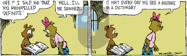 The Grizzwells on Monday August 8, 2011 Comic Strip