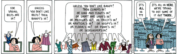 Cathy Classics on Thursday March 26, 2009 Comic Strip