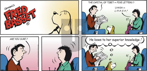 Fred Basset - Sunday May 7, 2023 Comic Strip