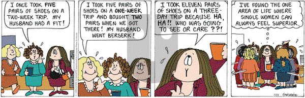 Cathy Classics on Saturday July 24, 2004 Comic Strip
