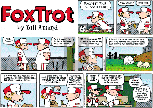 FoxTrot on Sunday April 5, 1998 Comic Strip