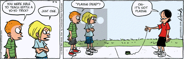 Cleats - Saturday August 16, 2008 Comic Strip