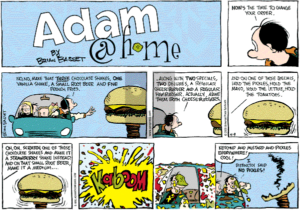 Adam@Home on Sunday April 9, 2000 Comic Strip