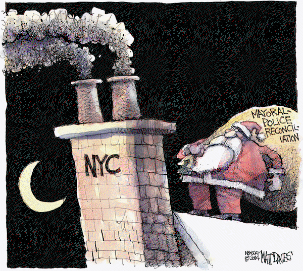 Matt Davies on Tuesday December 23, 2014 Comic Strip