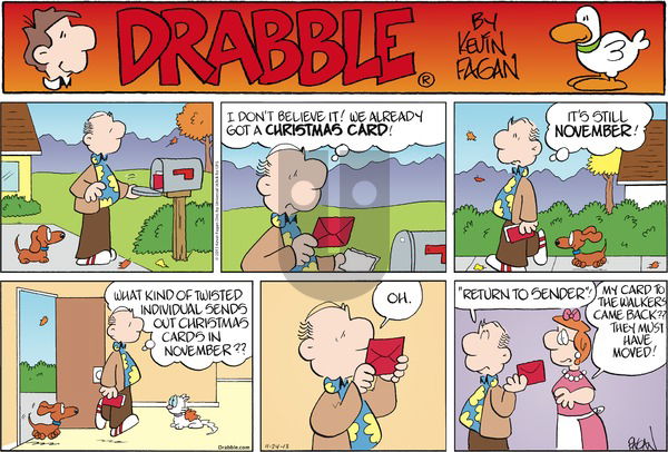 Drabble on Sunday November 24, 2013 Comic Strip