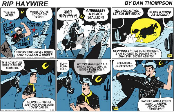 Rip Haywire on Sunday May 24, 2020 Comic Strip