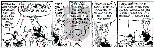 Monty on Tuesday October 29, 2002 Comic Strip