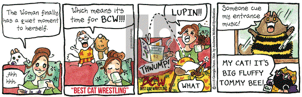 Breaking Cat News on Monday April 2, 2018 Comic Strip