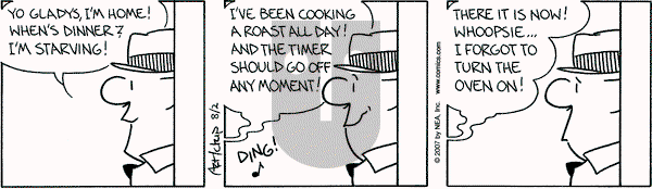The Born Loser on Thursday August 2, 2007 Comic Strip