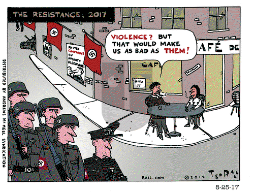 Ted Rall on Friday August 25, 2017 Comic Strip