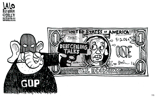 Lalo Alcaraz on Wednesday July 6, 2011 Comic Strip