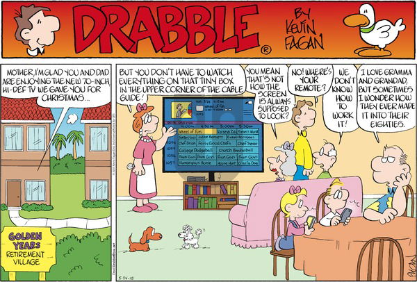Drabble on Sunday May 24, 2015 Comic Strip