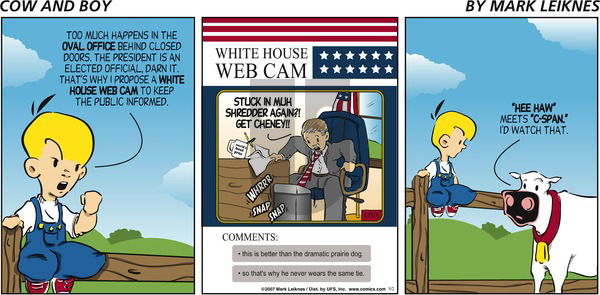 Cow and Boy Classics on Sunday September 2, 2007 Comic Strip