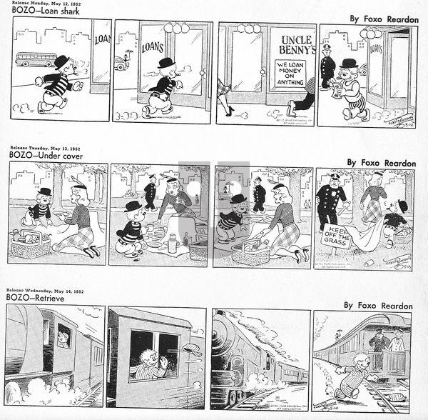 Bozo on Tuesday March 4, 2025 Comic Strip