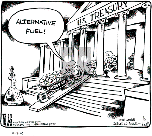 Tom Toles on Wednesday November 19, 2003 Comic Strip