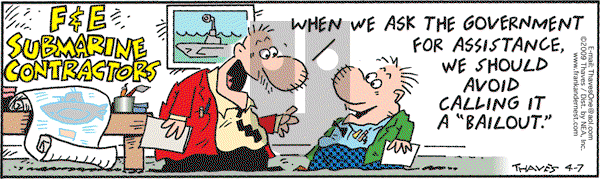 Frank and Ernest - Tuesday April 7, 2009 Comic Strip