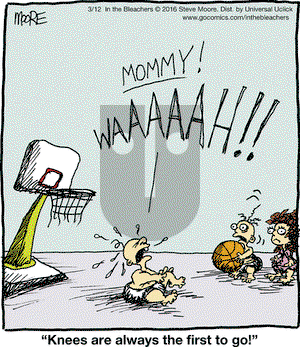 In the Bleachers on Saturday March 12, 2016 Comic Strip