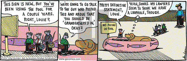 Overboard on Thursday July 27, 2017 Comic Strip