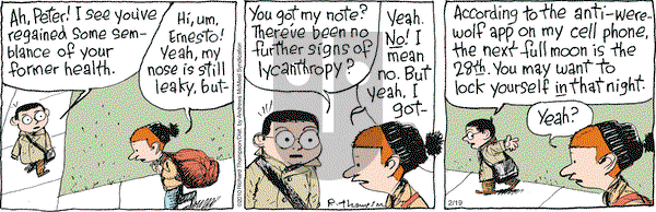 Cul de Sac - Wednesday February 19, 2025 Comic Strip