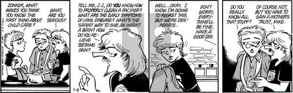 Doonesbury on Friday January 6, 1989 Comic Strip